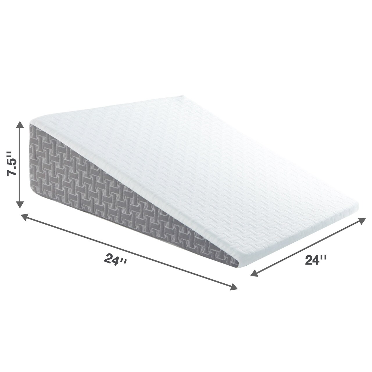 Ergonomic Memory Foam Wedge Pillow With Removable Cover For Ultimate Comfort And Support